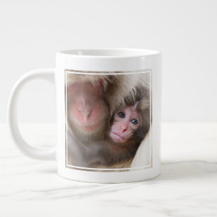 Cutest Baby Animals   Snow Monkey Large Coffee Mug