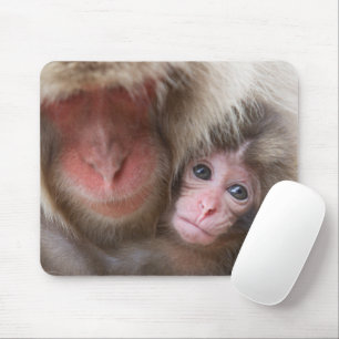 Cutest Baby Animals   Snow Monkey Mouse Pad