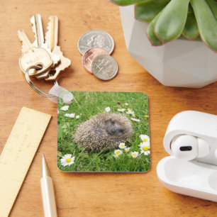 Cutest Baby Animals Spanish Hedgehog Keychain