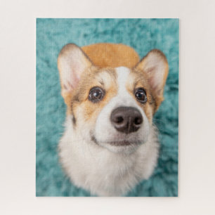 Cutest Baby Animals   Sweet Corgi Puppy Face Jigsaw Puzzle