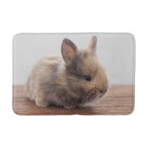 Cutest Baby Animals Tiny Baby Bunny Bath Mat
