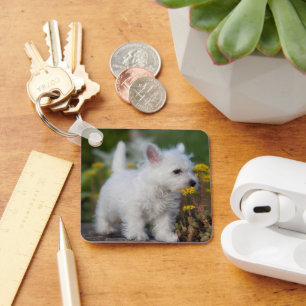 Cutest Baby Animals West Highland White Terrier Keychain