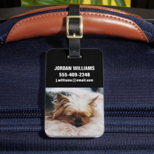 Cutest Baby Animals Yorkshire Terrier Luggage Tag