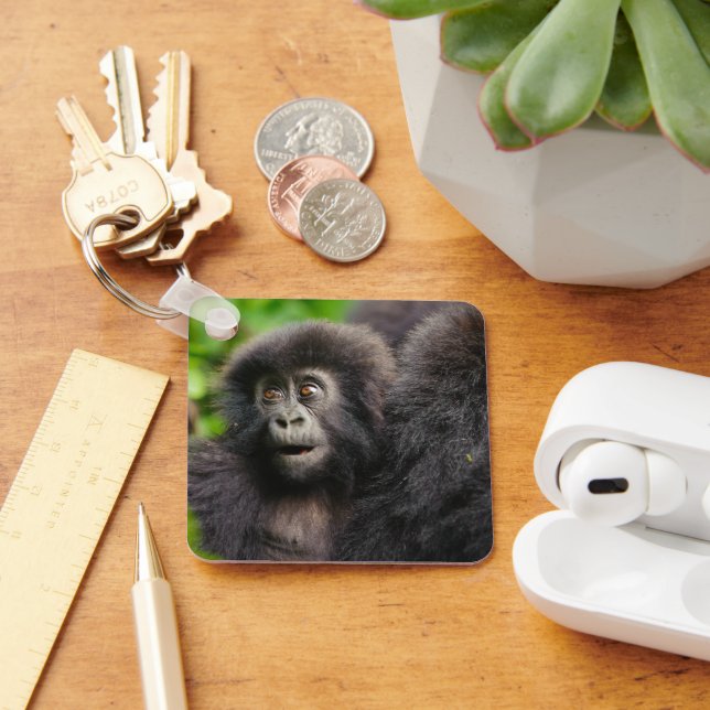 Cutest Baby Animals | Young Mountain Gorilla Keychain (Desk)