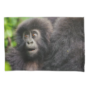 Cutest Baby Animals Young Mountain Gorilla Pillowcase