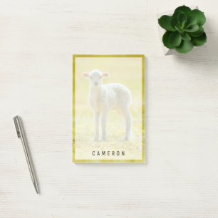 Cutest Baby Animals Young Sheep Post-it Notes