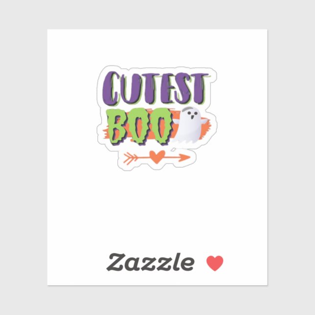 Cutest Boo Halloween Funny Casual (Sheet)