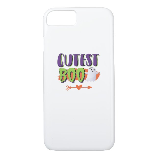 Cutest Boo Halloween Funny Casual Case-Mate iPhone Case (Back)