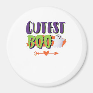 Cutest Boo Halloween Funny Casual Magnet