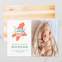 Cutest Bunny | Birth Announcement Card