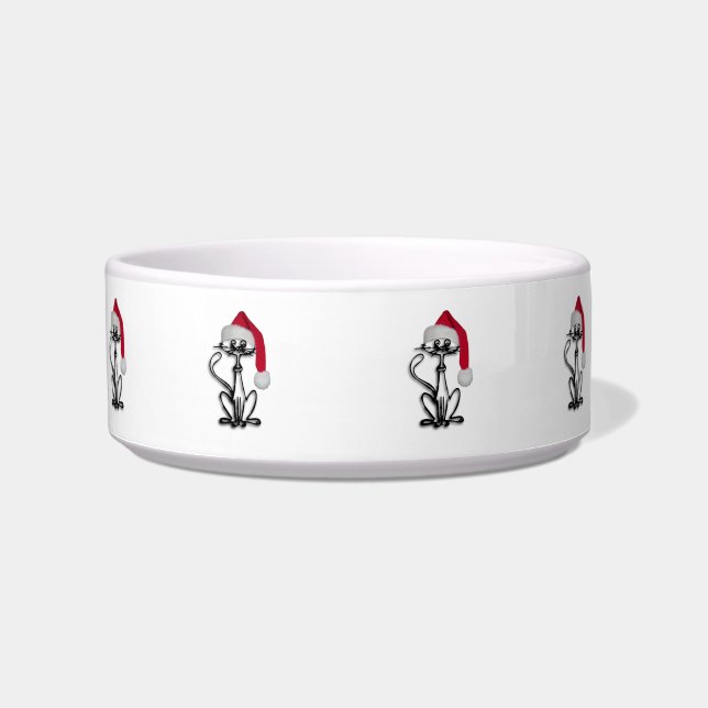 Cutest Christmas Cat Bowl (Front)