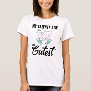 Cutest Clients Baby Photography Newborn Photograph T-Shirt