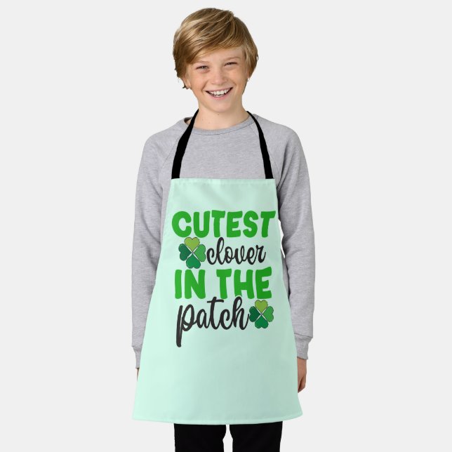 Cutest Clover in The Patch-61106 Apron (Worn)