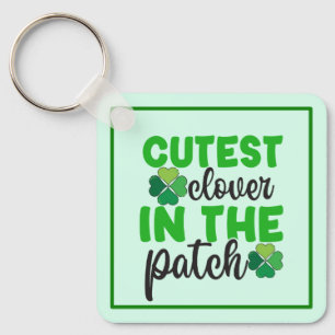Cutest Clover in The Patch-61106 Keychain