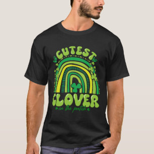 Cutest Clover In The Patch Funny Girl Kids Student T-Shirt