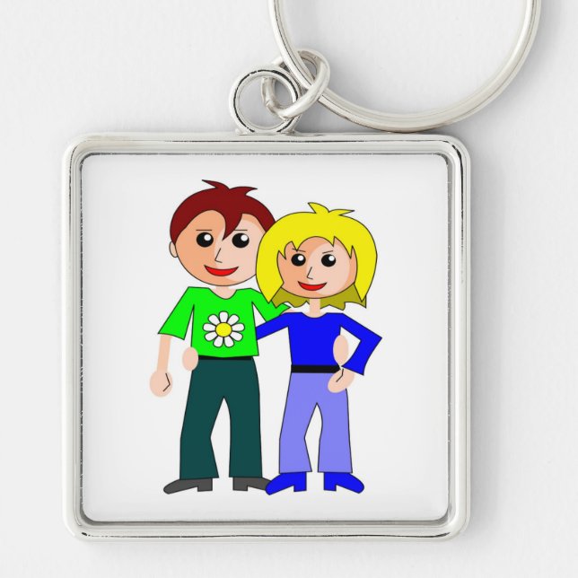 CUTEST COUPLE KEYCHAIN (Front)