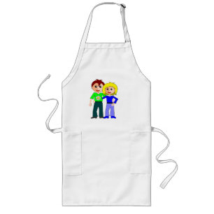 CUTEST COUPLE LONG APRON