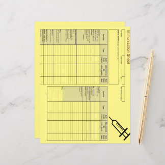 Cutest Creature Immunization Records-Horizontal