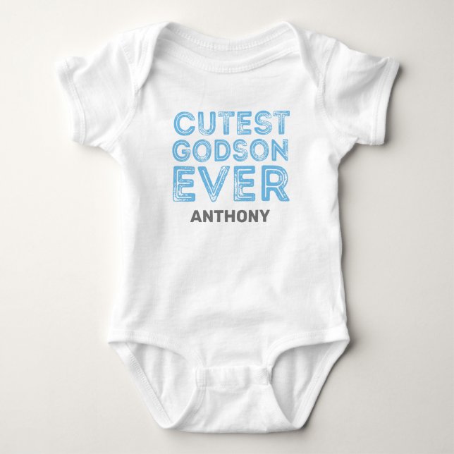 Cutest Godson Ever Baby Bodysuit (Front)