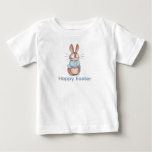 Cutest Little Bunny Happy Easter  Baby T-Shirt