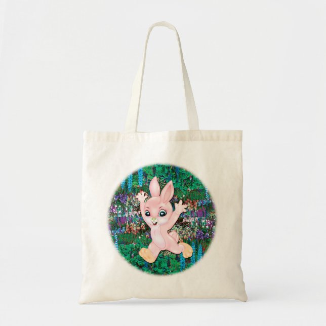 Cutest Little   Bunny Tote Bag (Front)