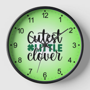 Cutest Little Clover Charm-60277 Clock