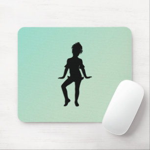 Cutest Little Dancer Green Mouse Pad