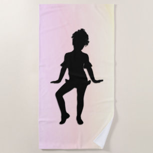 Cutest Little Dancer Mellow Beach Towel