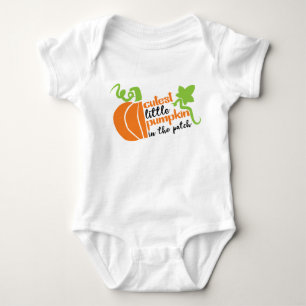 Cutest Little Pumpkin in the Patch Autumn Baby Bodysuit