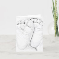 Cutest Little Toes Note Card