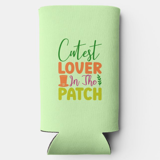 Cutest Lover in The Patch-60836 Seltzer Can Cooler (Back)
