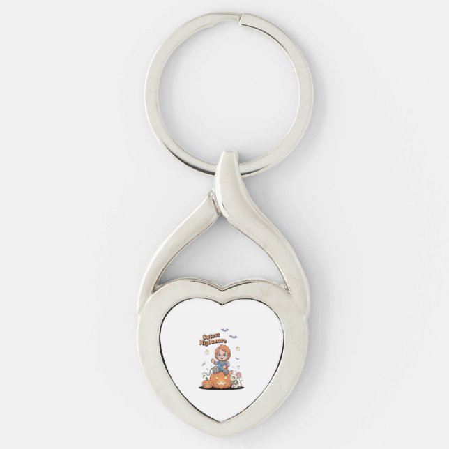 Cutest Nightmare Chucky Halloween Keychain (Front)