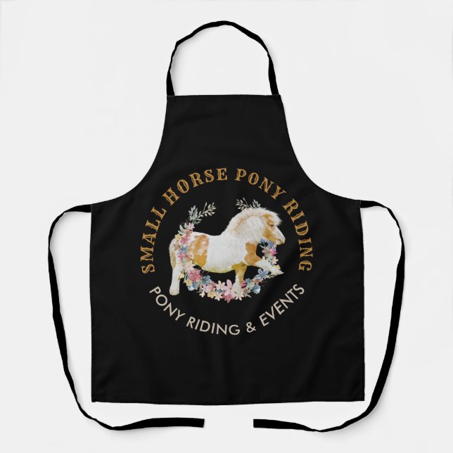 Cutest Pony Logo Horse Apron (Front)