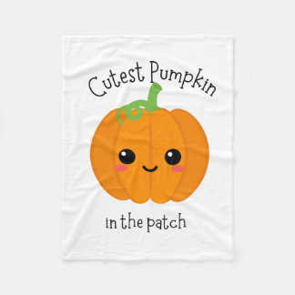 cutest pumpkin fleece blanket
