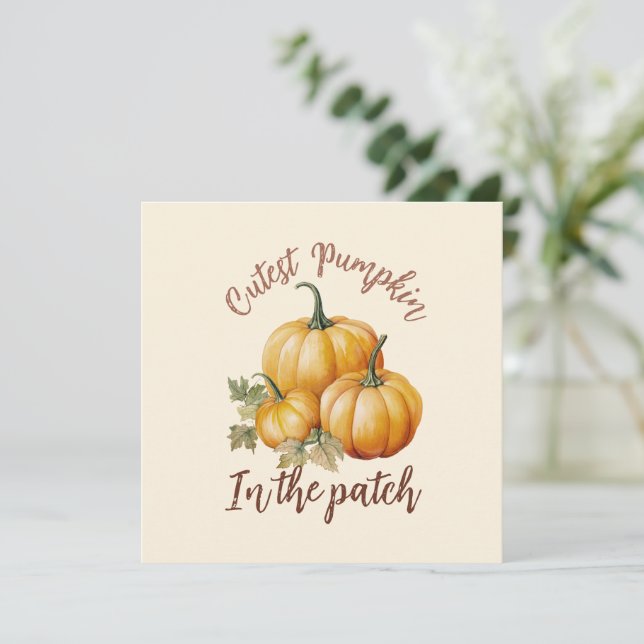 Cutest Pumpkin in the Patch (Standing Front)