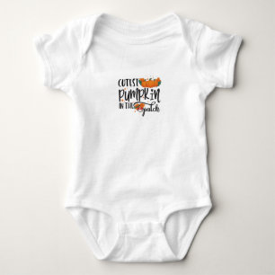 Cutest Pumpkin In The Patch Baby Bodysuit