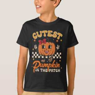 Cutest Pumpkin In The Patch Funny Halloween Thanks T-Shirt