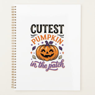Cutest Pumpkin In The Patch Halloween Shirt Design Planner