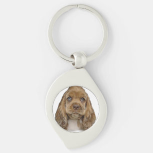 Cutest puppy keychain