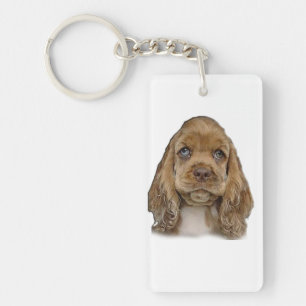 Cutest puppy keychain