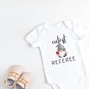 Cutest Referee Baby Short Sleeve Bodysuit