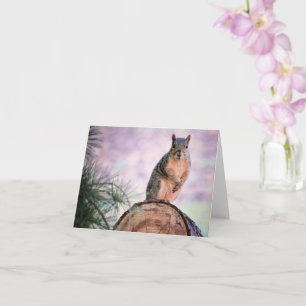 Cutest Squirrel Ever Note Card