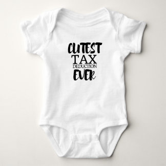Cutest Tax Deduction Ever Baby Bodysuit