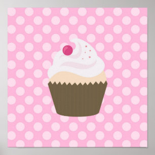 Cutesy Cupcake Poster