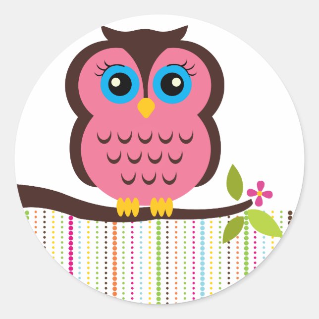 Cutesy Owl Stickers (Front)
