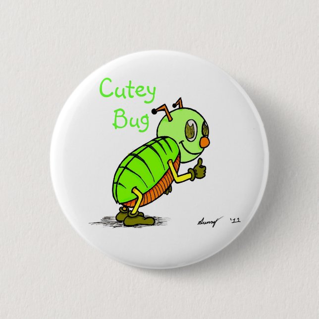 Cutey Bug Button (Front)