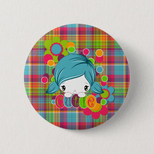 Cutie 2 Inch Round Button