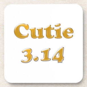 Cutie 3.14 Pi Day Coaster