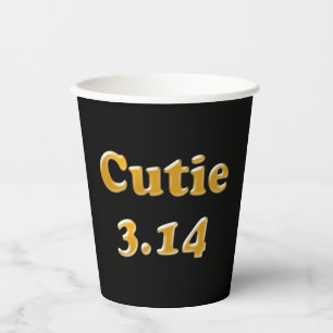 Cutie 3.14 Pi Day Paper Cups
