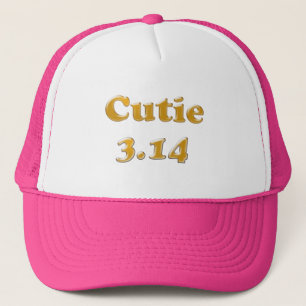 Cutie 3.14 Pi Day Trucker Hat